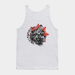 pagan wolf Tank Top